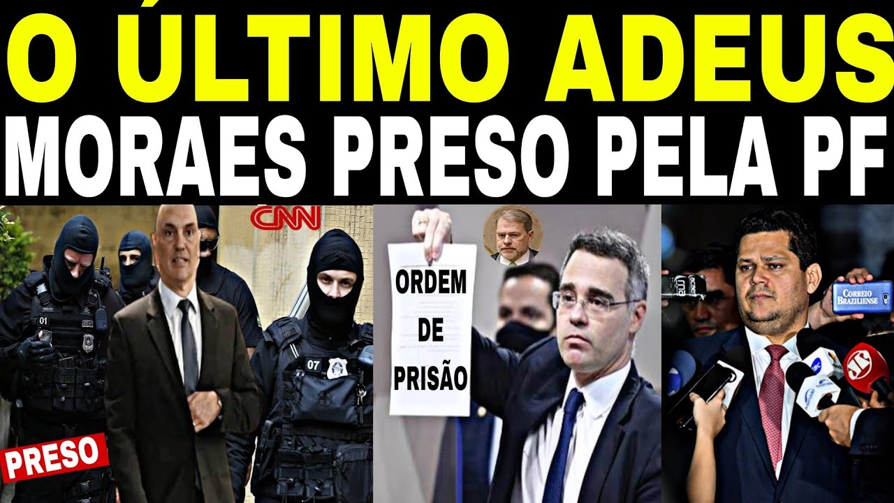 FESTA EM TODO PAÍS! MORAES PRESO NO STF OPERAÇÃO DA PF SENADO BATEU O MARTELO TOFFOLI BOLSONARO