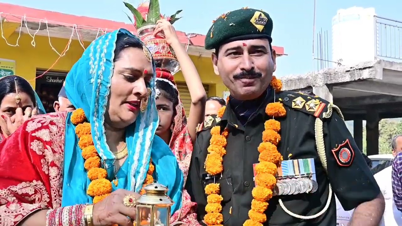 RETIREMENT WELCOME CEREMONY || function home||himachalpradesh||Army Officer Retirement Ceremony
