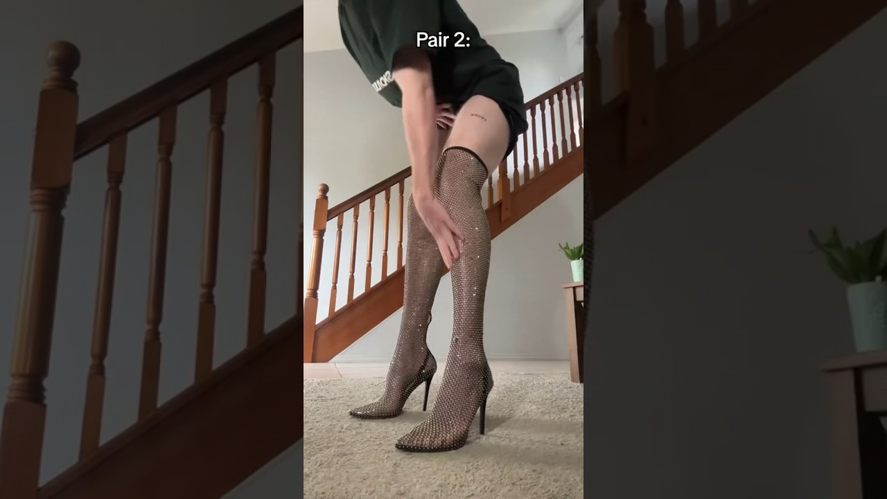 WHICH OF THESE HEELS ARE THE BEST?!? 🤭💙 #viral #trending #pleasershoes #funny #comedy