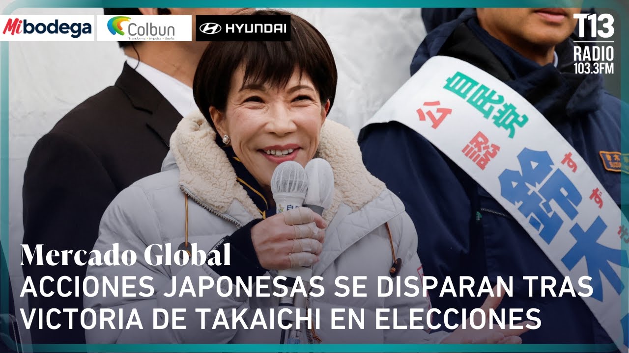 Acciones japonesas se disparan tras victoria de Takaichi en elecciones | Mercado Global