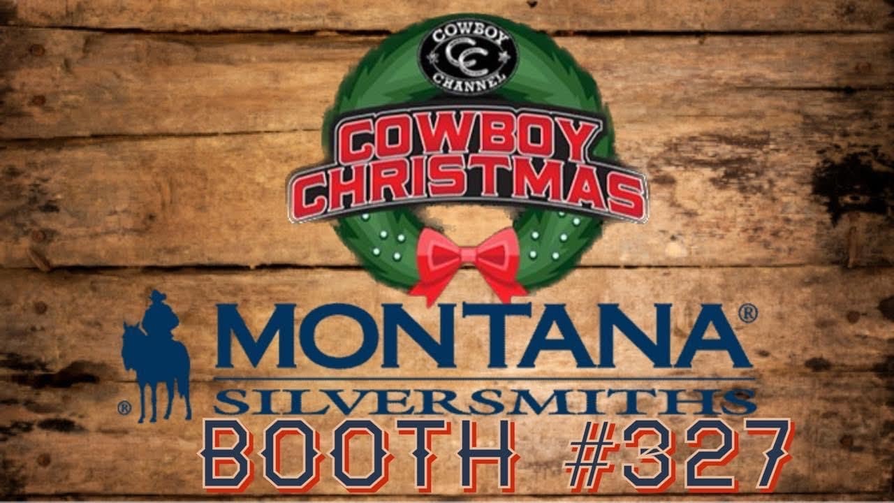 Montana silversmith booth at Cowboy Christmas
