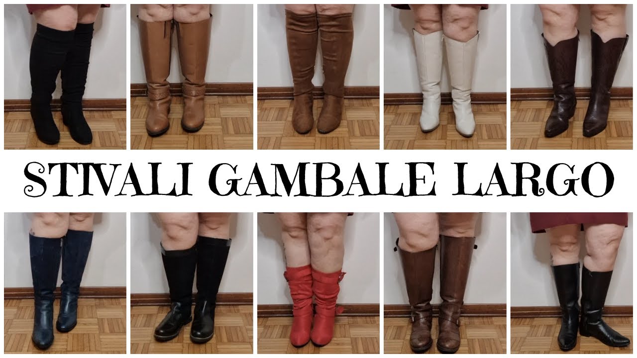 Stivali curvy con gambale largo: dove comprarli?