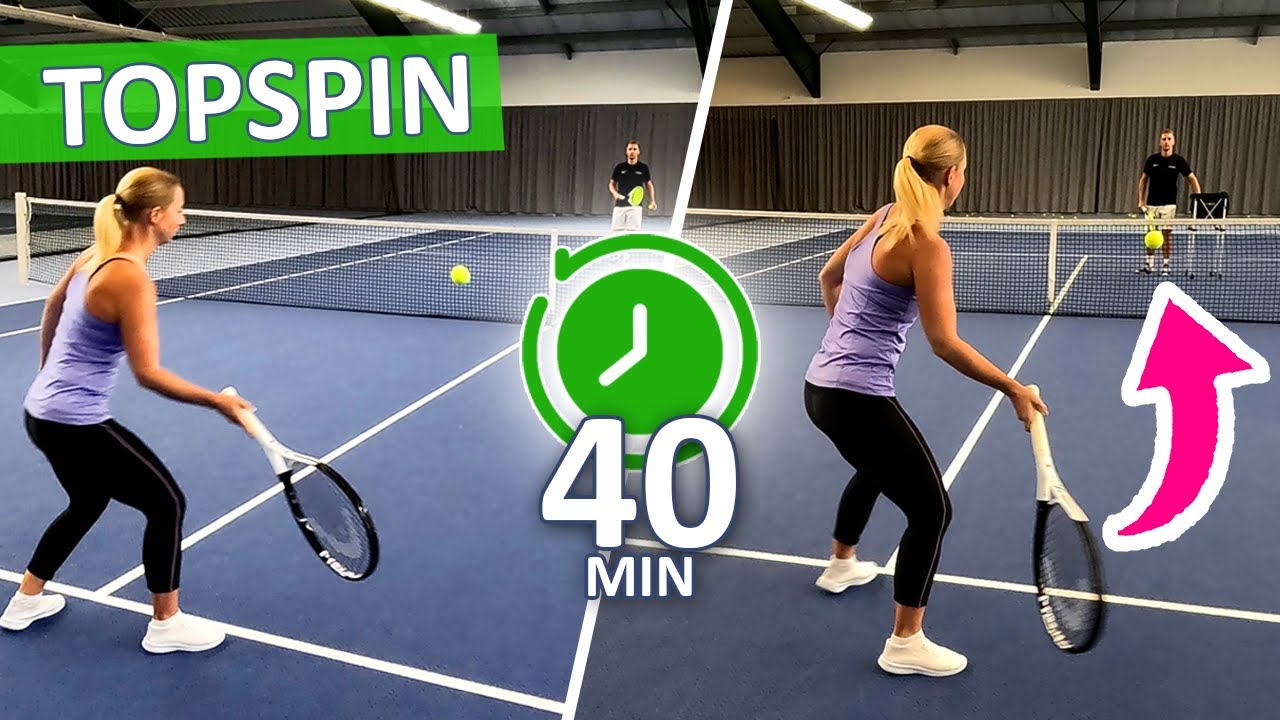 Tennis Topspin lernen für Anfänger: In nur ⚡️ 40 Minuten ⚡️ zum Erfolg