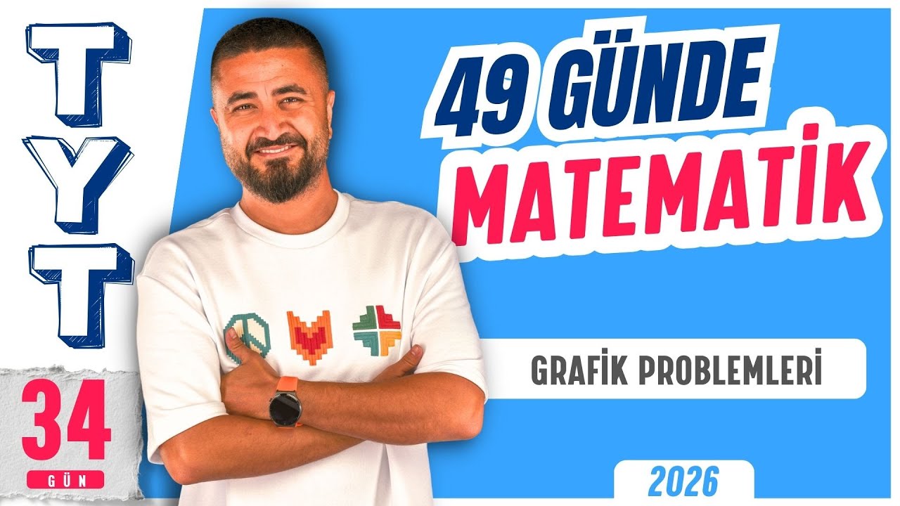 49 Günde TYT Matematik Kampı 34.Gün | Grafik Problemleri | Rehber Matematik