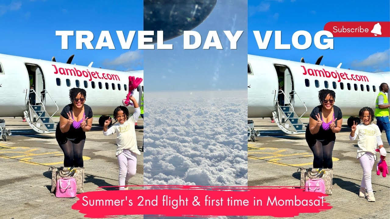 We're going to Mombasa & it's Summer's first time | Travel with us as we Fly with Jambojet!