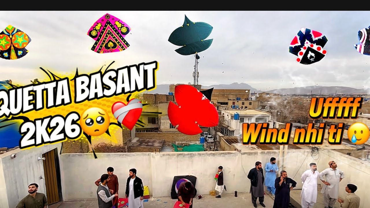 Quetta basant first day 2k26 or wind nhi ti bor basant 🥲🥲🥺❤️‍🩹#kite#vrilvideo #kiteflying #support 