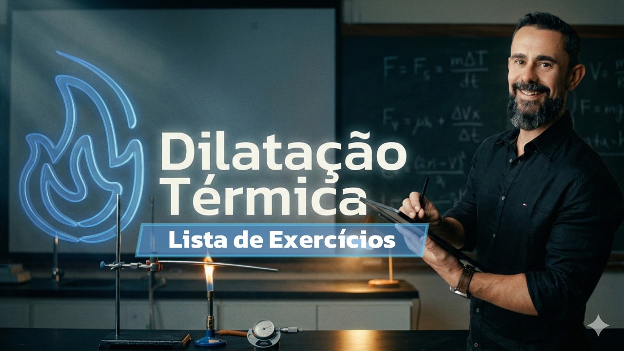 Dilatação Térmica - Lista de Exercícios Completa para o Vestibular COM RESOLUÇÃO