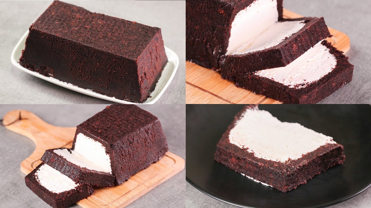 NO BAKE ICE CREAM CAKE RECIPE | ICE CREAM SLICE CAKE | EGGLESS & WITHOUT OVEN