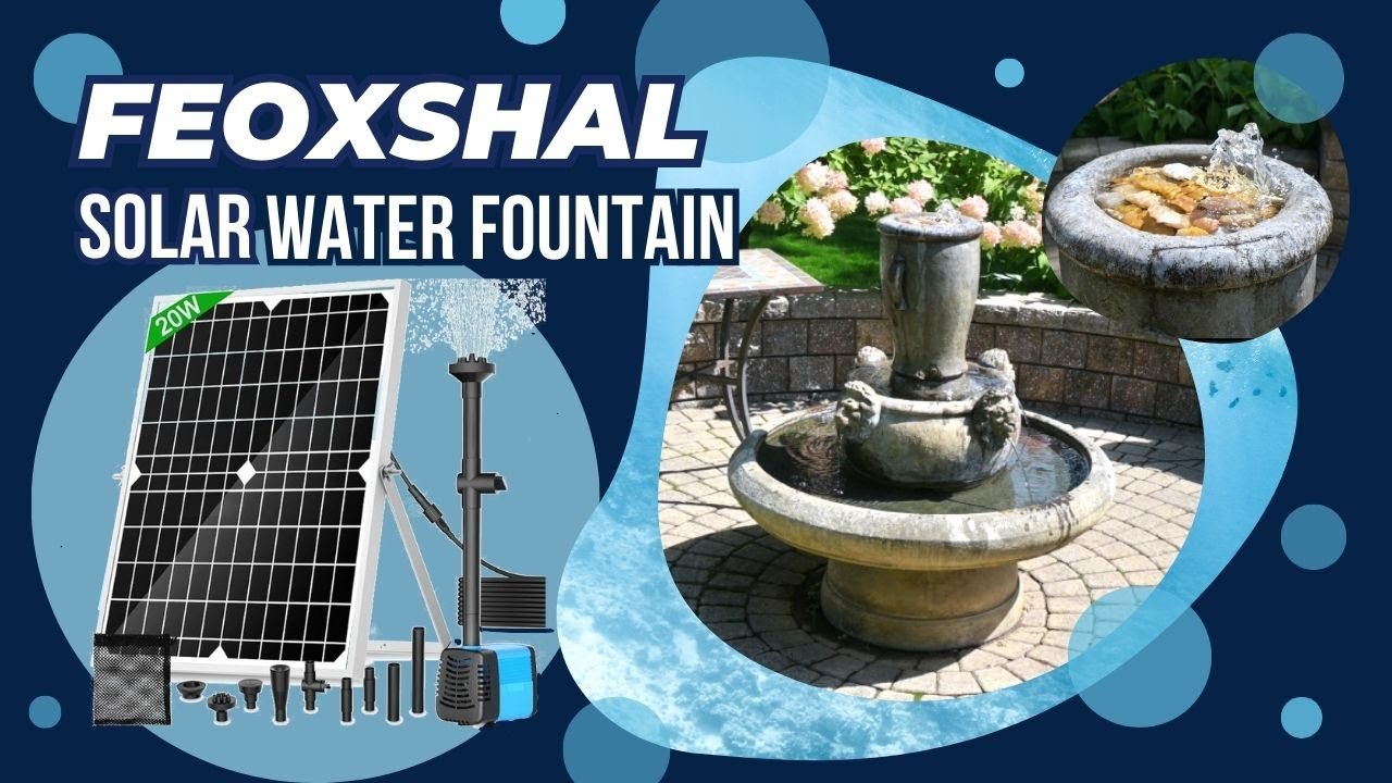 DIY Solar Water Fountain Upgrade Feoxshal
