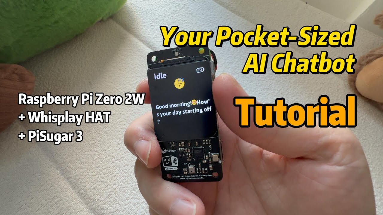 This Tiny Raspberry Pi Chatbot Actually Talks! 🤖 | Build an AI Chatbot with Whisplay HAT & PiSugar