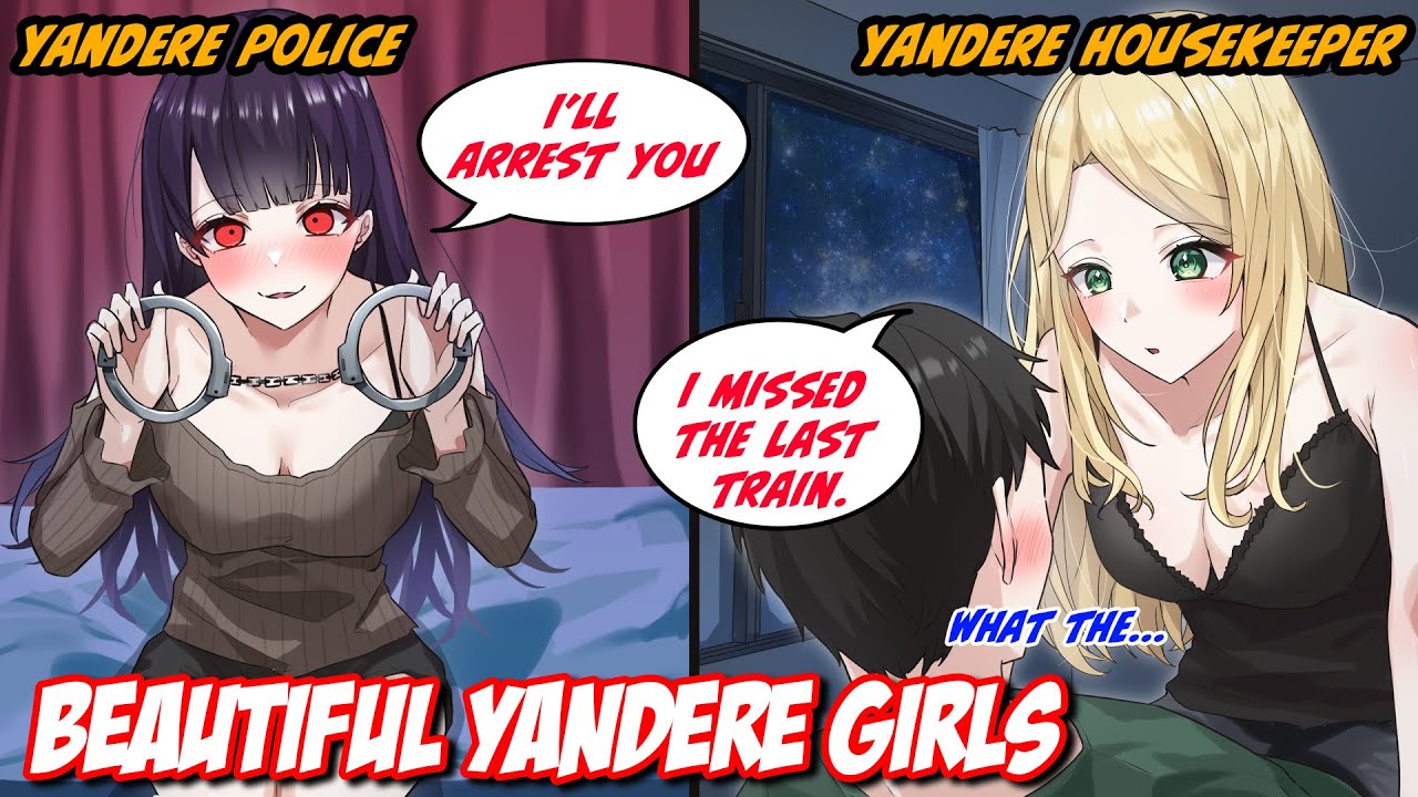 【Manga】Cute housekeeper and policewoman were actually yandere【RomCom】