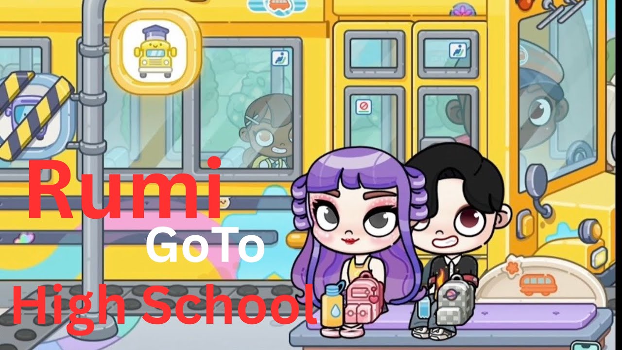 Игра Avatar World Rumi Go To High School,Rumi Go To High School