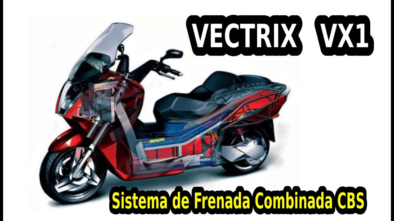 Vectrix VX1 instalación de Sistema de Frenado Combinado (CBS)