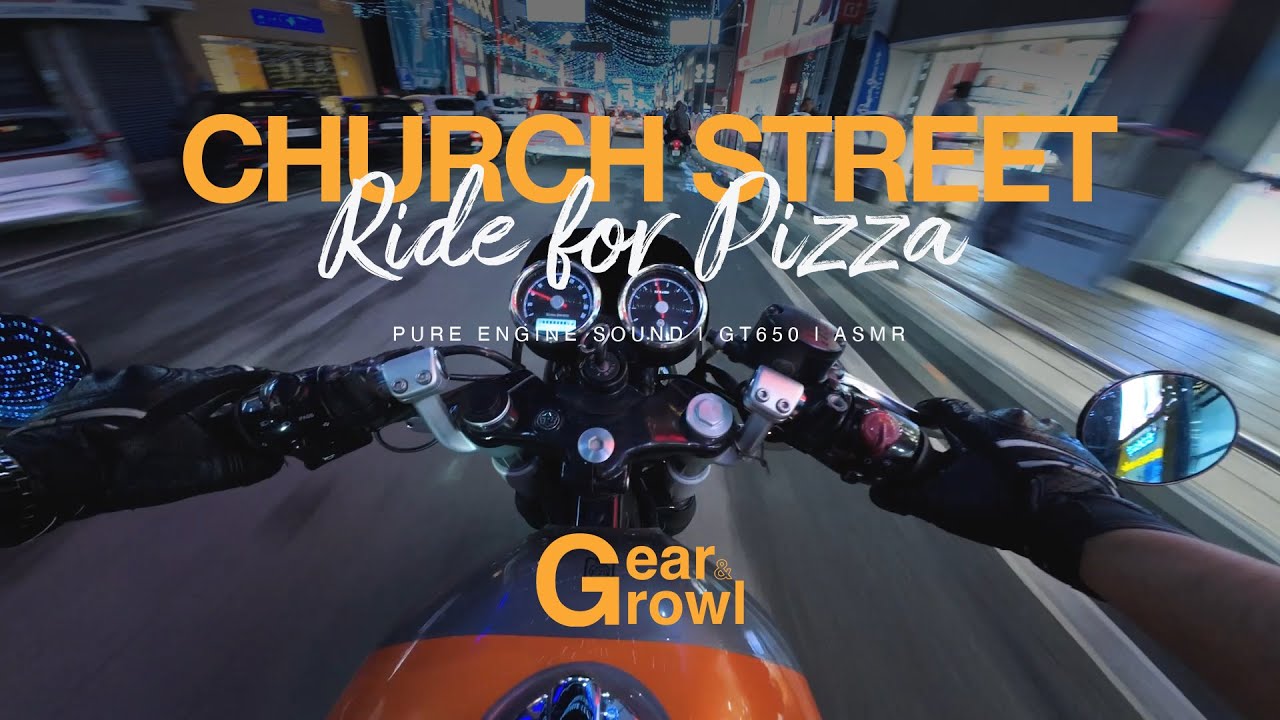 Ride to Church Street for Pizza? | Continental GT 650 | Pure Engine Sound | POV Ride | Stock Exhaust