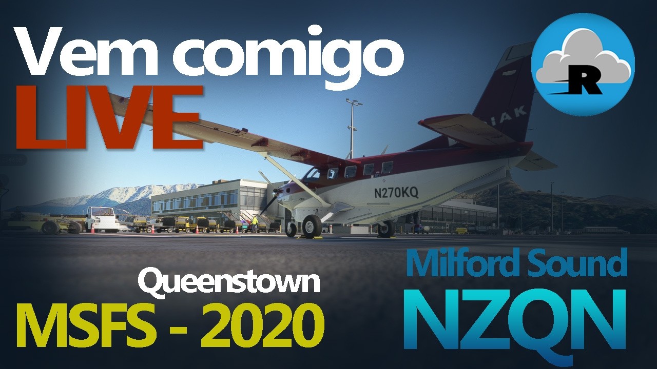 AO VIVO | Daher Kodiak ✈️ Vamos voar de Queenstown para Milford Sound | MSFS 2020