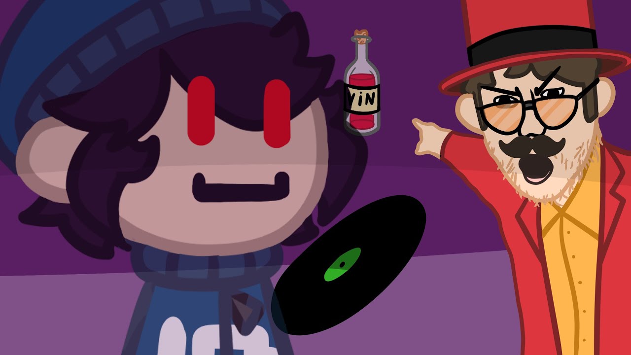 Antoine-Daniel compares Quackity's music to wine (QSMP Animatic)
