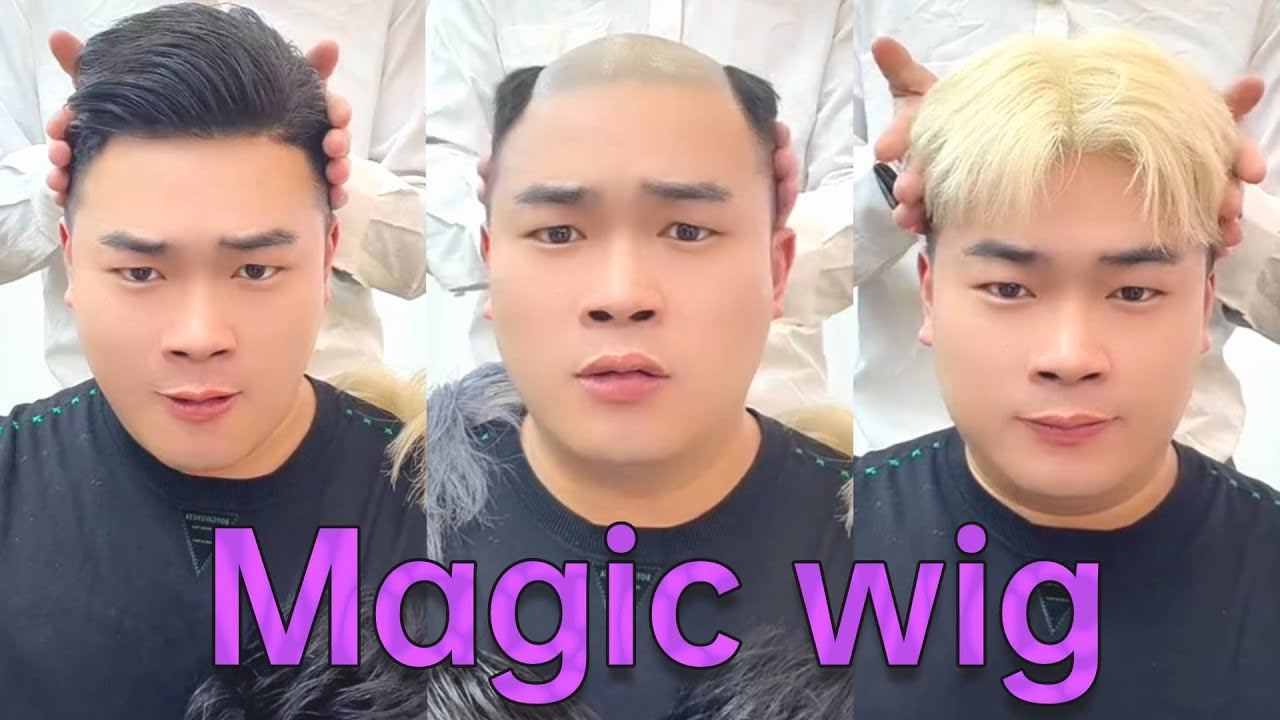 People with thin hair are ecstatic! This wig will look just like your own hair#Tóc Giả#メンズウィッグ #ウィッグ