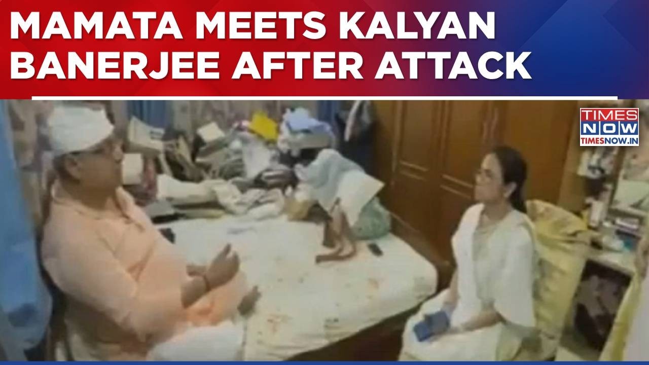 Mamata Banerjee Meets Kalyan Banerjee After Attack; I.N.D.I.A Bloc Backs TMC & Slams BJP | WATCH