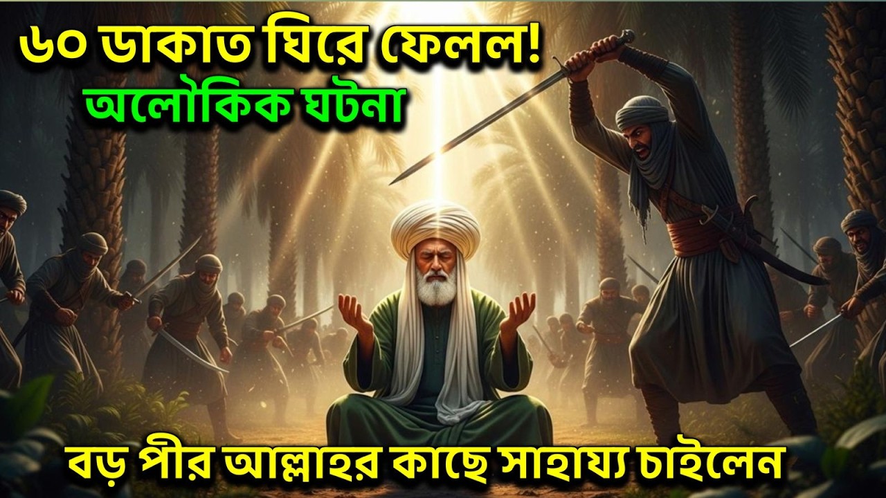 বড় পীর আব্দুল কাদের জিলানী (রহ.) এর অবিশ্বাস্য কারামত — ডাকাতদের সাথে সততার এক অলৌকিক ঘটনা —