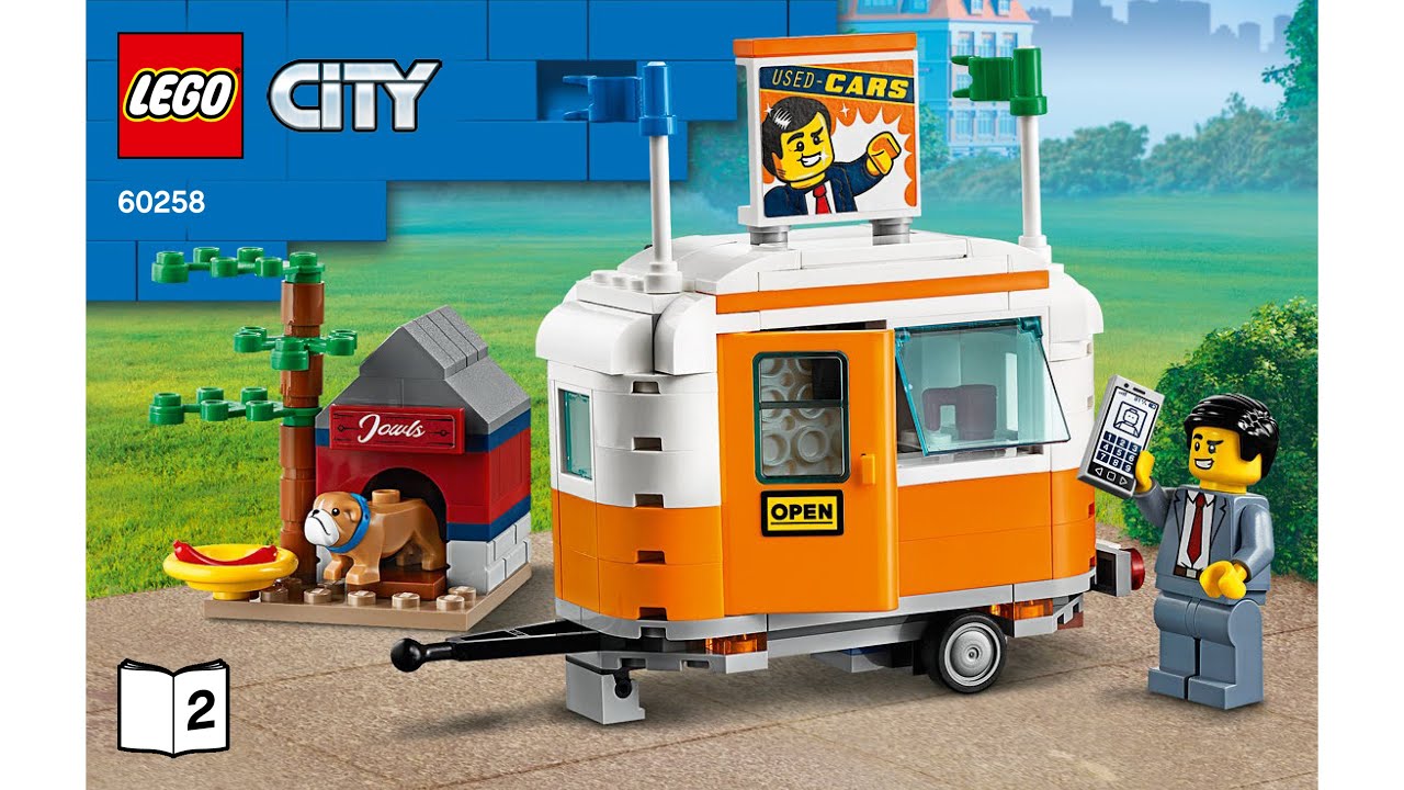 Lego City 60258 part 2 | Tuning Workshop | Instructions
