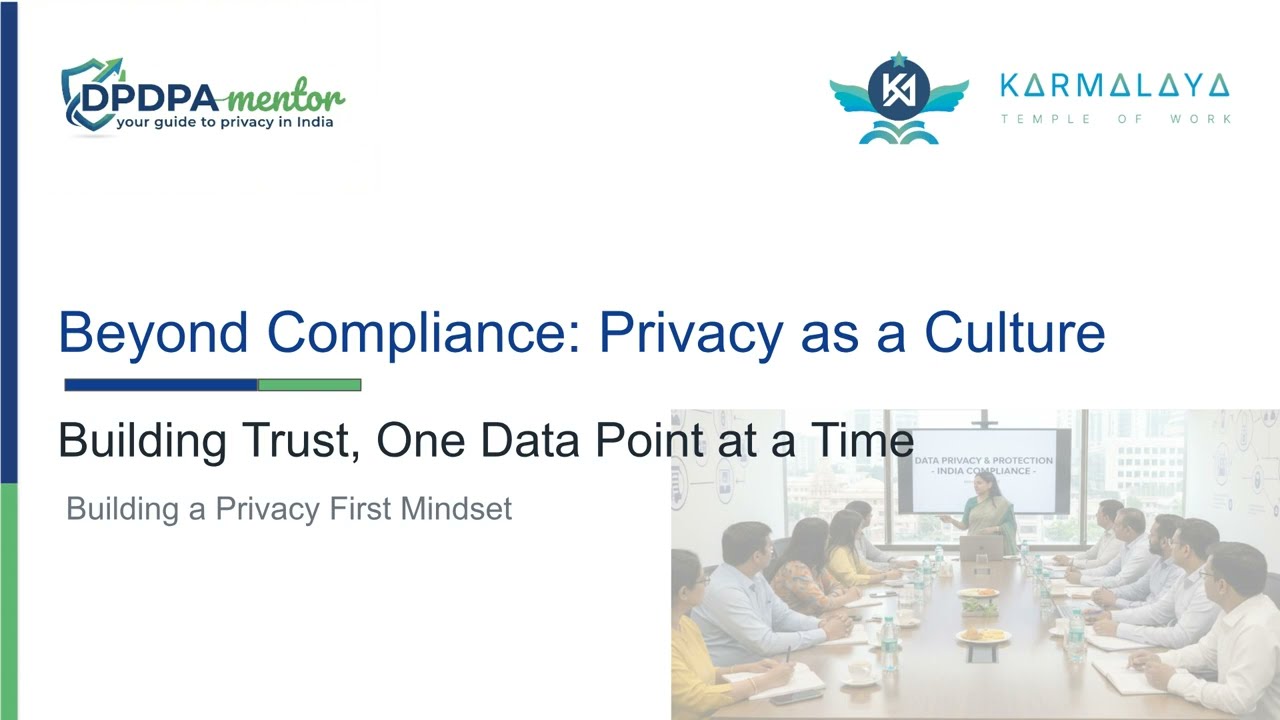 Building a Privacy First Mindset