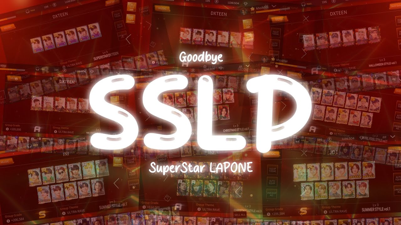 [SuperStar LAPONE] Goodbye SSLP - End of Service!
