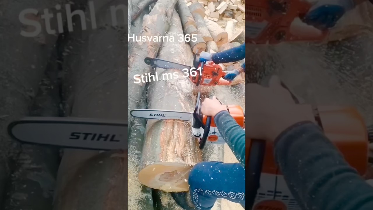Husqvarna 365 vs Stihl ms 361 Motorlu Testere #shots