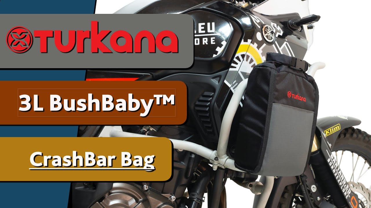 Hot to fit: Bushbaby 3L Turkana crash bar bag/frame - How to fit to a motorcycle frame.
