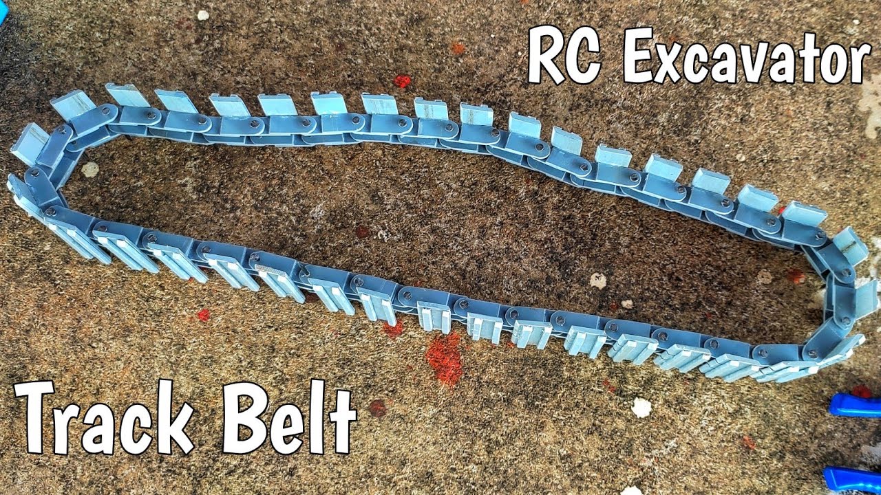 How to Make Track Belt for Your RC Excavator || Caterpiller Track Belt for Robot