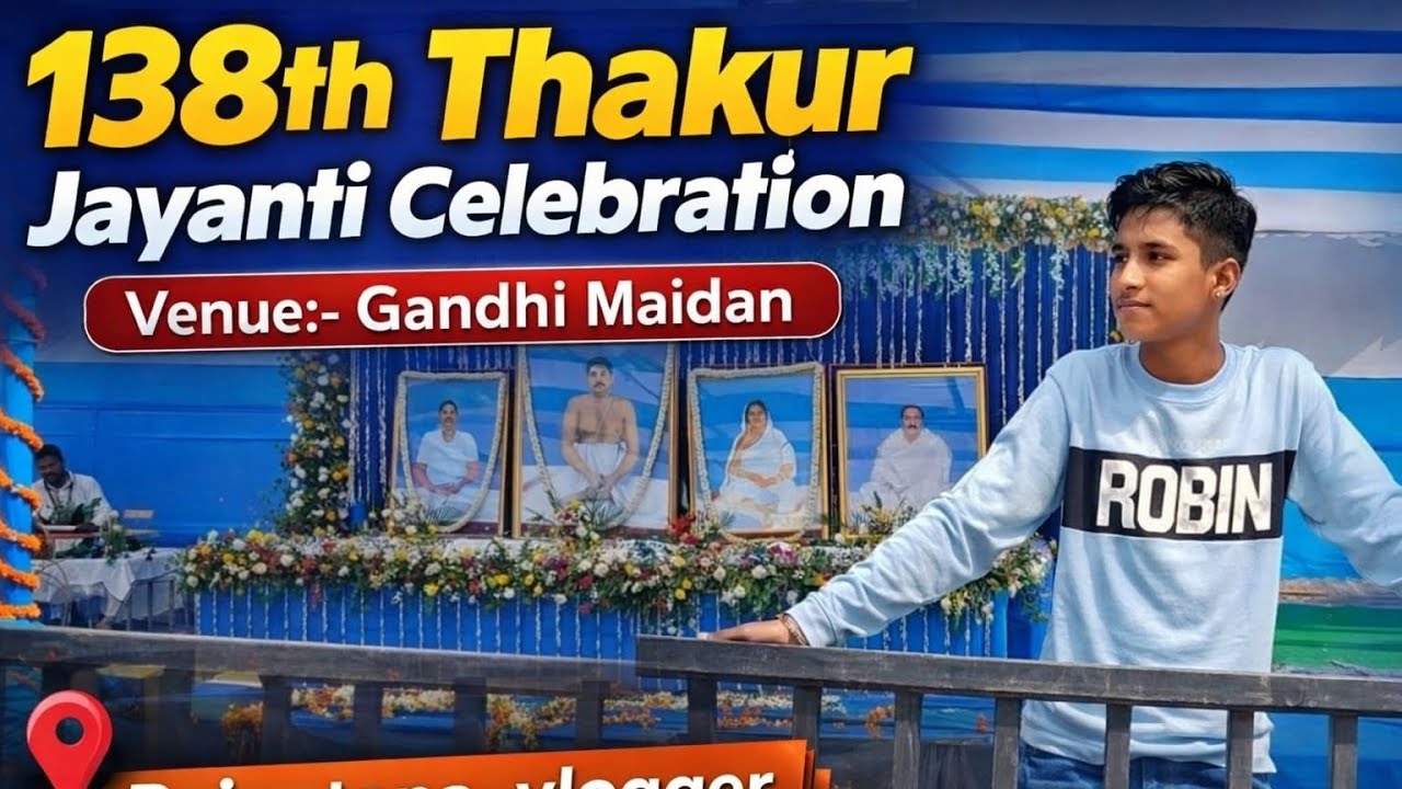 22 January Vlog 📹 | Thakur Anukulchandra 138th Birthday Celebration at Gandhi Maidan | Full Event 