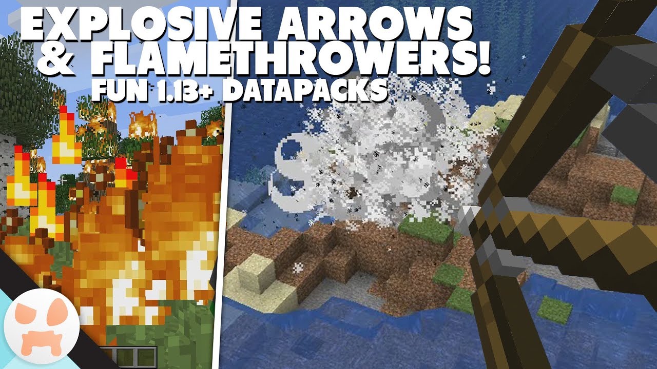 FUN WEAPON DATAPACKS! | 1.13+ Datapack Showcase