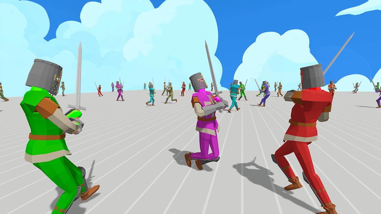Battle Royale On The Balancing Map | Totally Accurate Battle Simulator TABS
