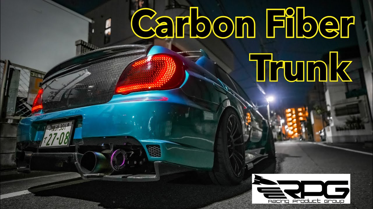 Installing Honey comb carbon fiber trunk on my Subaru WRX STi