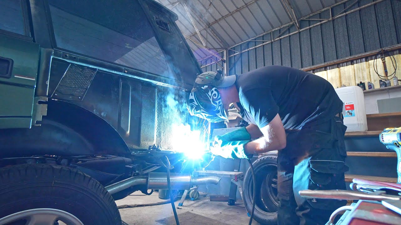 Welding on the Forest Find Range Rover Begins