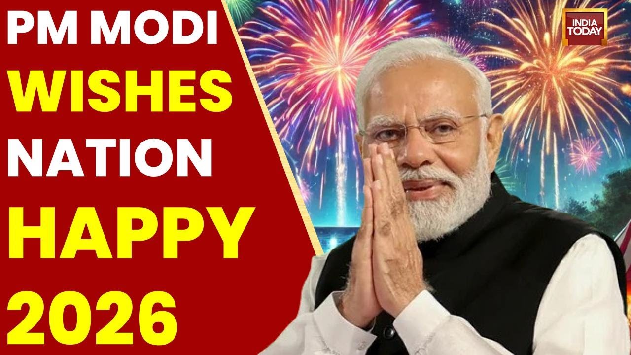 PM Modi Wishes Nation A Wonderful 2026, Prays For Peace And Happiness In Society | India Today News