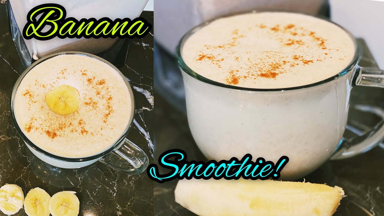 Delicious Banana Smoothie/ Banana Ponche