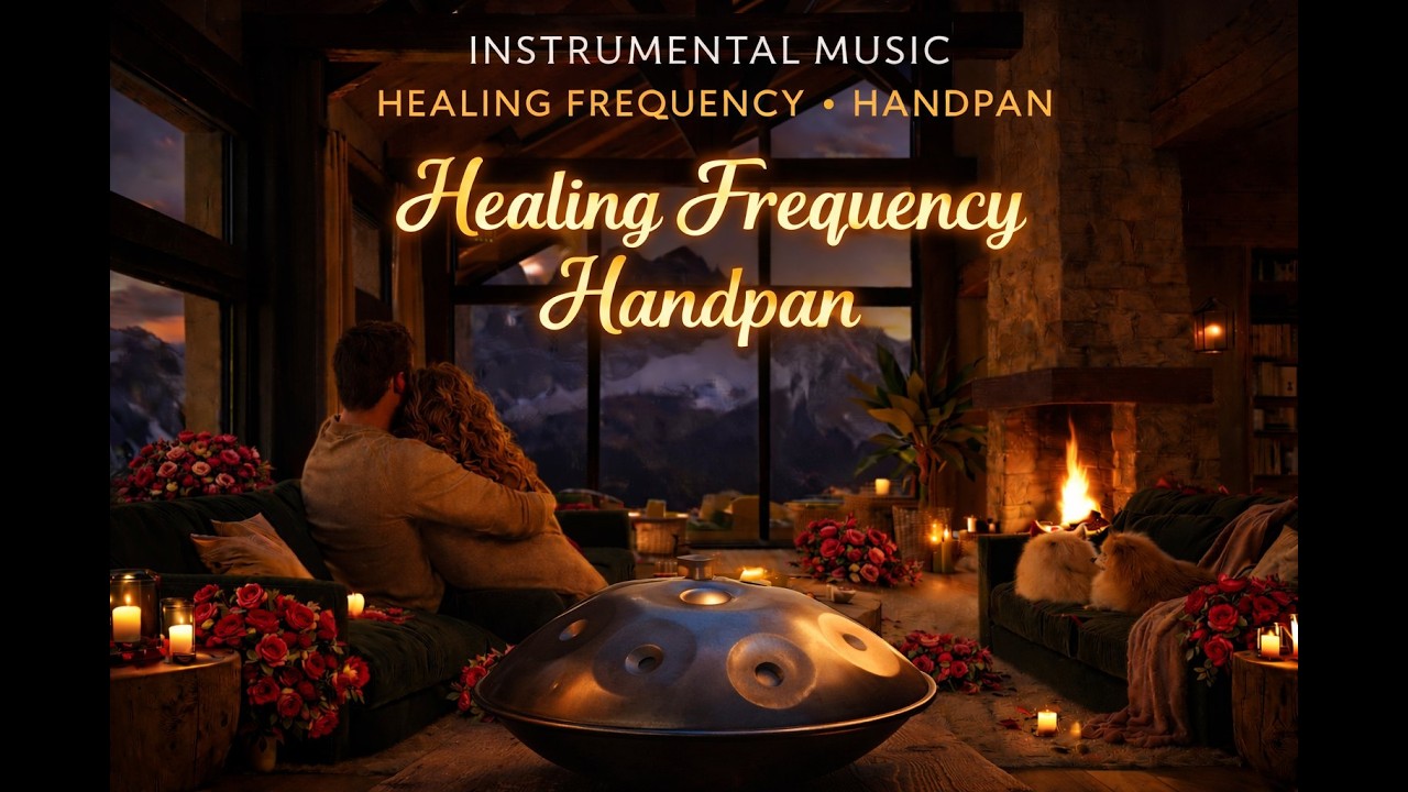 Love Frequency 528Hz | Romantic Fireplace Instrumental for Relaxation, Meditation & Deep Focus