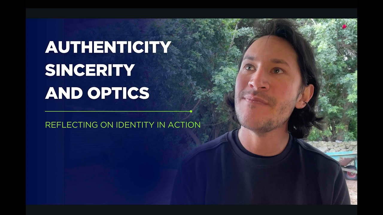 Authenticity, sincerity, and optics