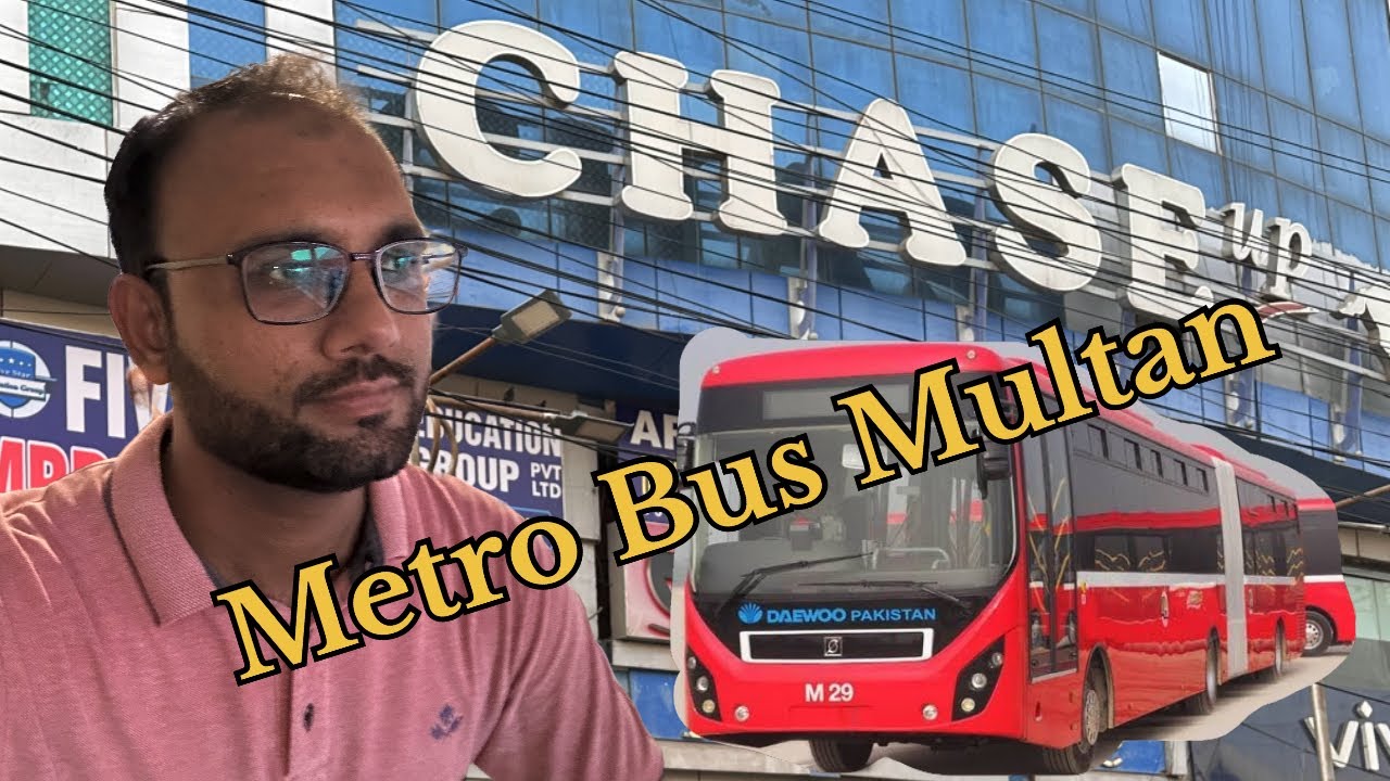 First Experience with Multan Metro Bus | metro bus Multan travel view