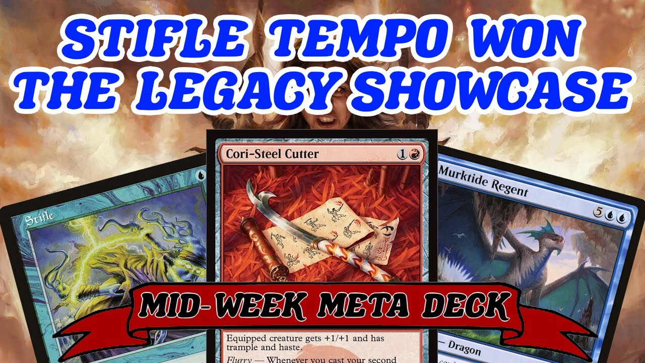 STIFLE TEMPO WON THE LEGACY SHOWCASE! Izzet Delver with Cori-Steel Cutter Tempo MTG