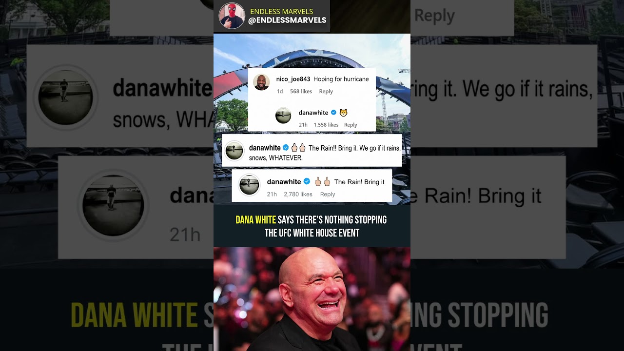 Dana White Says Nothing Is Stopping UFC White House Event 🔥 #ufc
