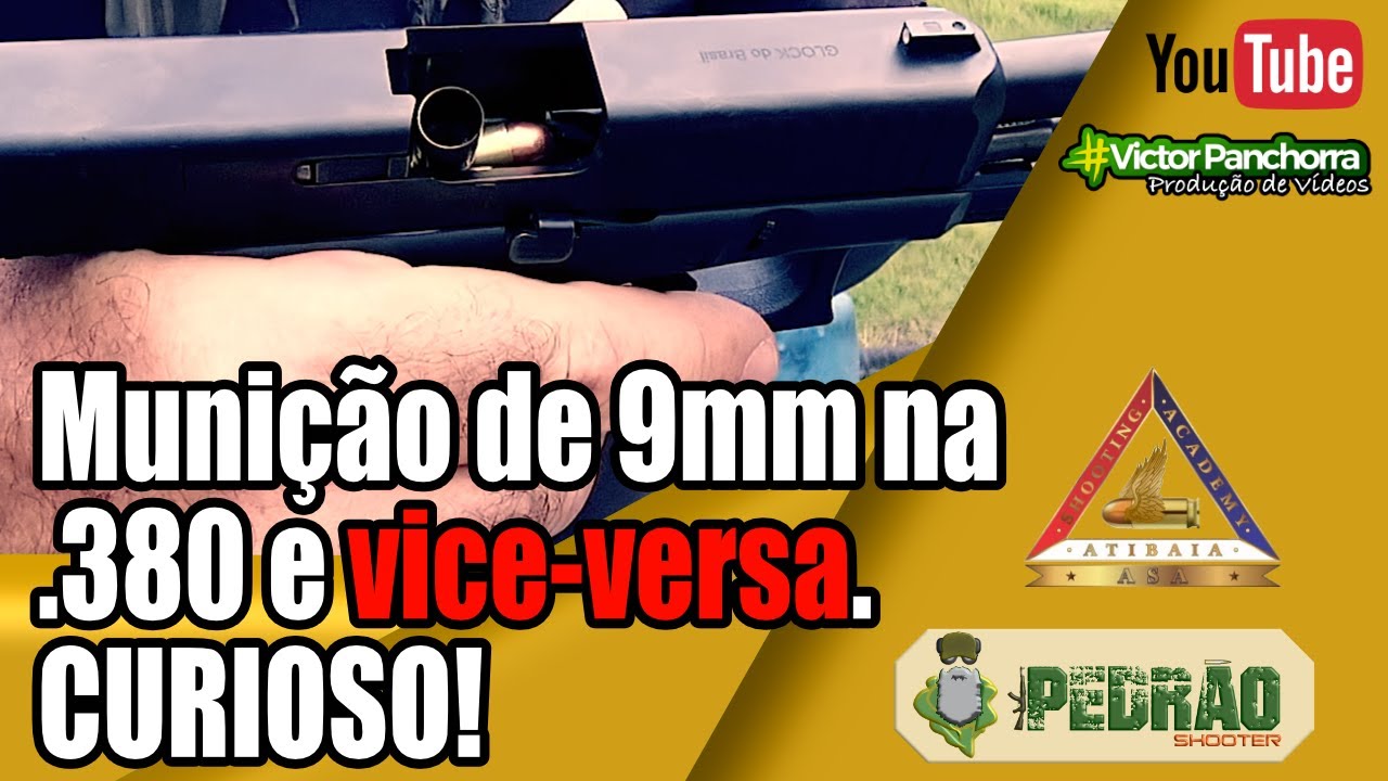 #48 - MUNIÇÃO DE 9MM NA .380 E VICE-VERSA - PRA QUEM É CURIOSO!!!