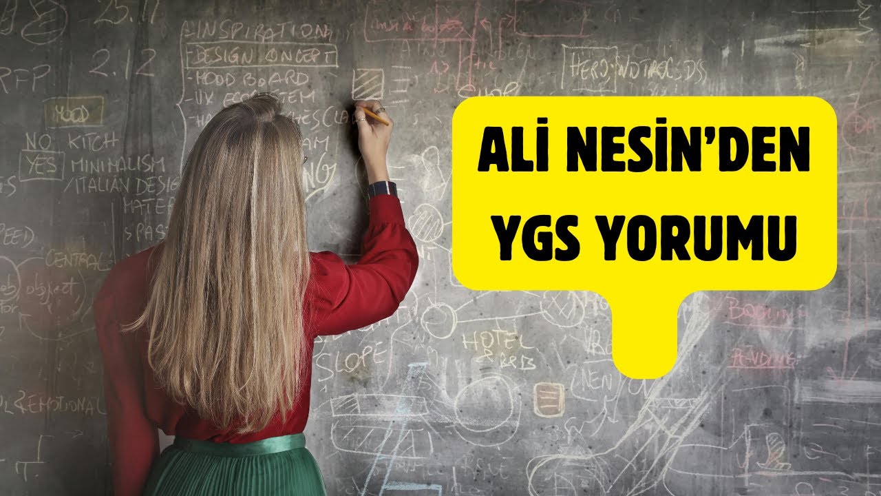 ALİ NESİN'DEN YGS YORUMU...