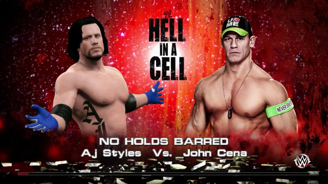 MY CREATION OF AJ STYLES IN WWE2K15 | AJ VS CENA |