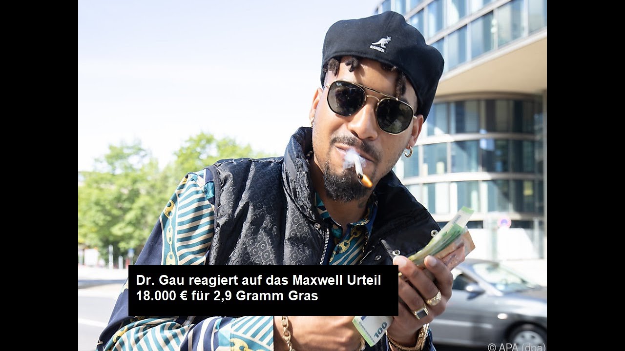 Dr. Gau reagiert auf Maxwell 187 Urteil: 18.000 € Strafe für 2,9 Gramm Marihuana