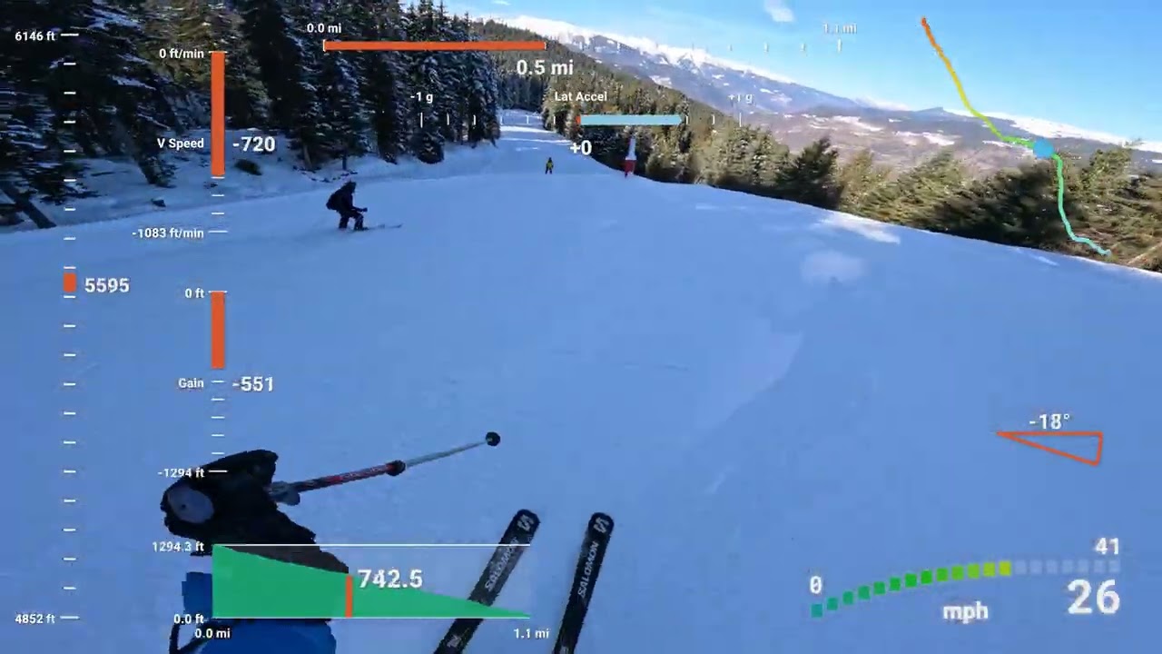 3 Valleys - 2026 - Down to La Tania