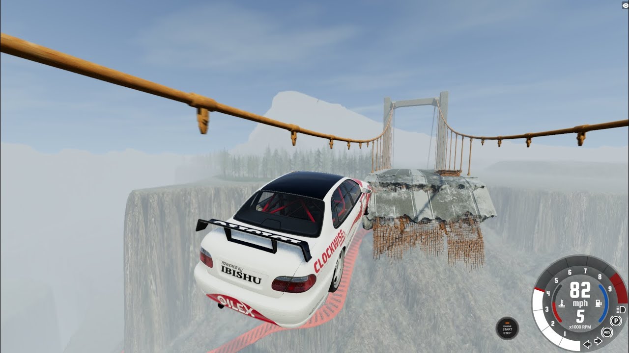 broken bridge ka jump beamNG drive 2026