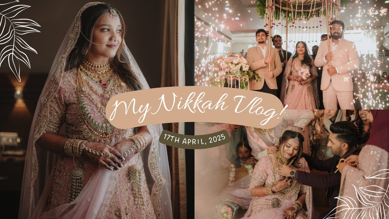 My Nikkah Vlog 🥰👰‍♂️❤️ - Part 1 | Fathima Jabbar