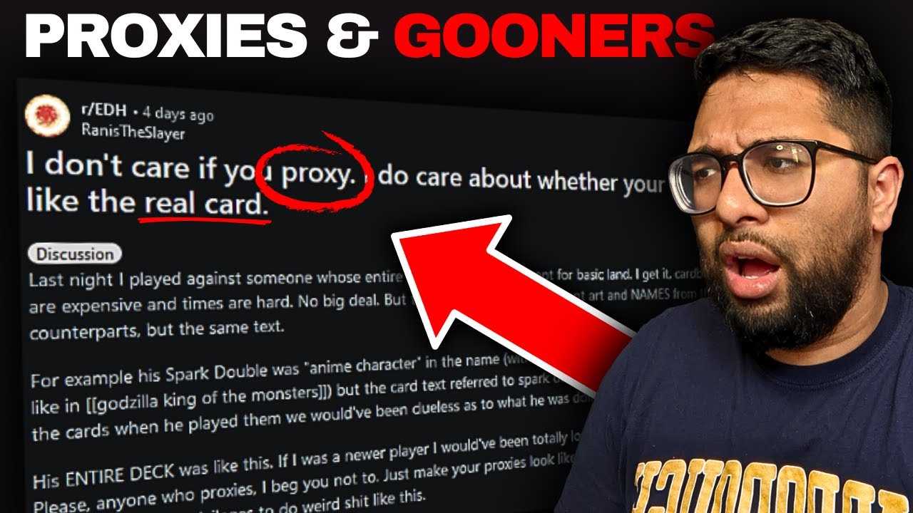 Commander Players Are Ruining Proxies - Fake Anime Art & Gooners | MTG EDH Reddit Story Discussion