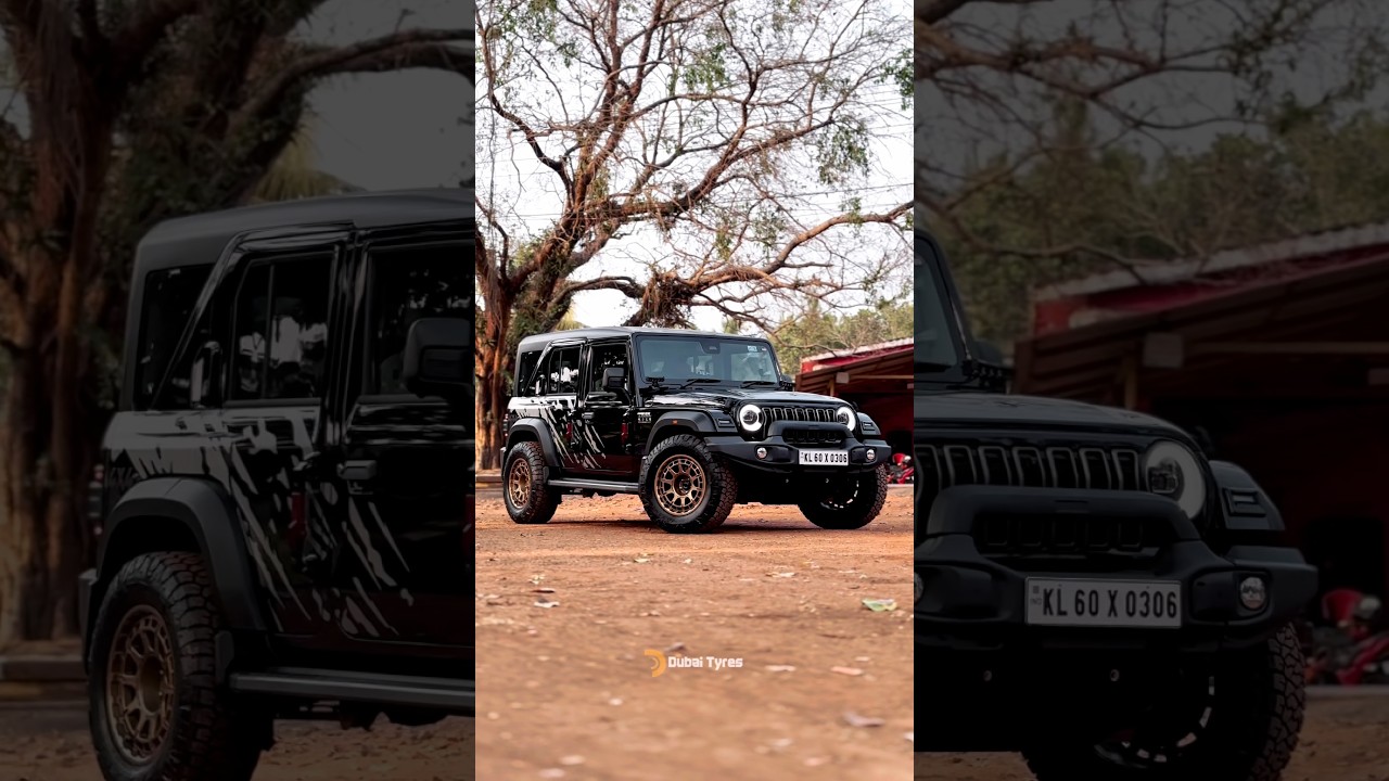 Mahindra Thar Roxx Wheel & Accessories Upgraded | Dubai Tyres 